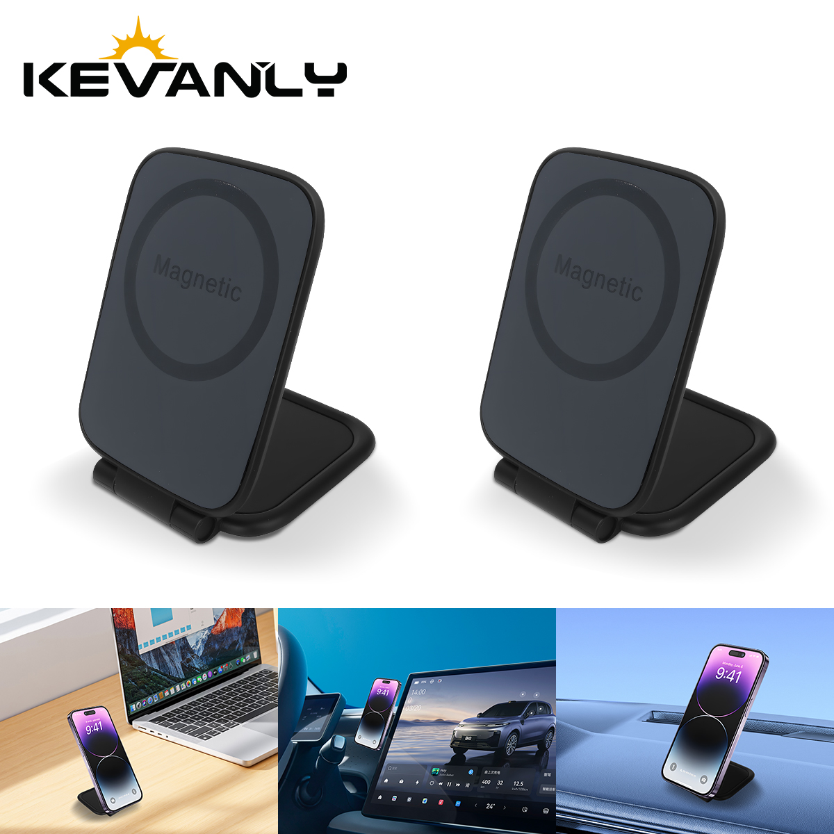 Desk Accessories - حامل هاتف محمول مغناطيسي رفيع للغاية