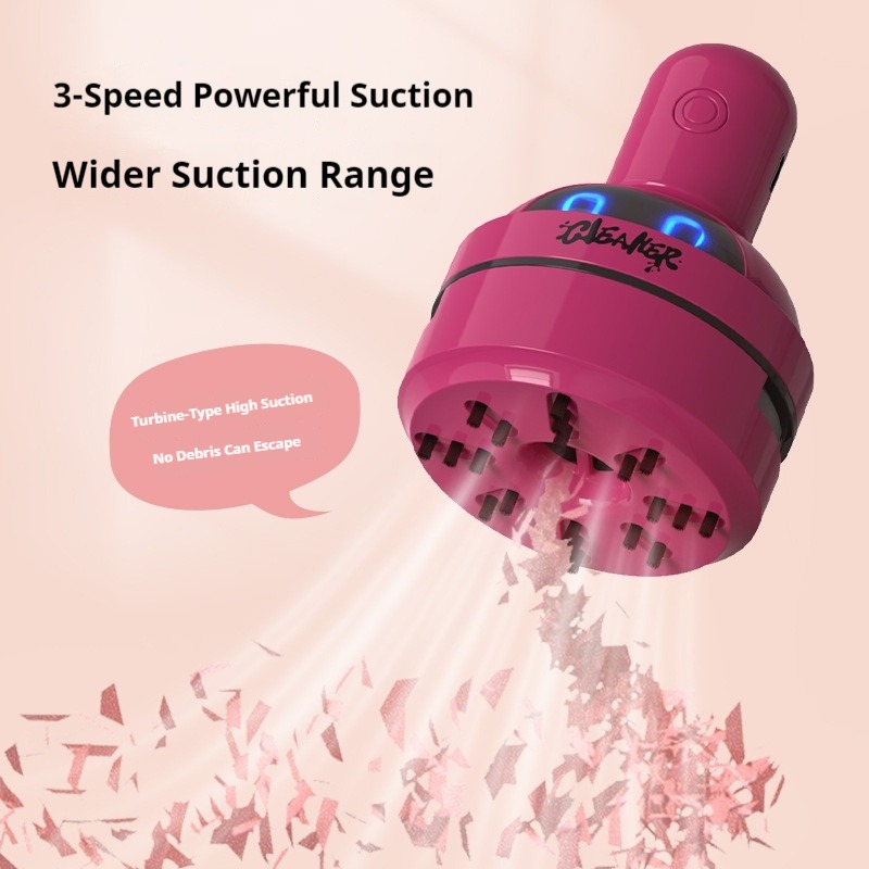 مكنسة كهربائية صغيرة محمولة بت - مراجعة Mini Desktop Vacuum Cleaner For Eraser Dust وسعره