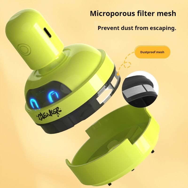 مكنسة كهربائية صغيرة محمولة بت - مراجعة Mini Desktop Vacuum Cleaner For Eraser Dust وسعره